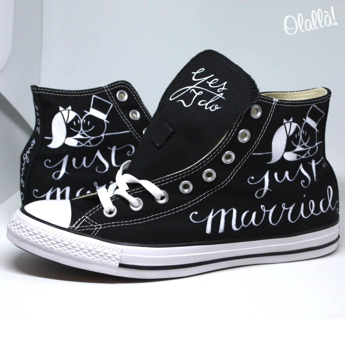 converse bianche matrimonio 80