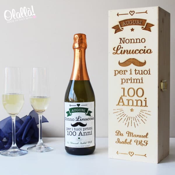 DEARLIVES Calici da vino per 40° compleanno, oro, 500 ml, decorazioni regalo