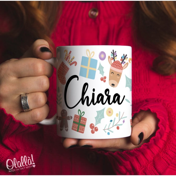 NA Tazza Personalizzata con Nome, Tazza con Nome Personalizzato, Tazze con  Nome Personalizzato, Tazze Personalizzate, Regalo Personalizzato per lei,  Tazza da caffè con Nome Floreale novità T : : Casa e cucina