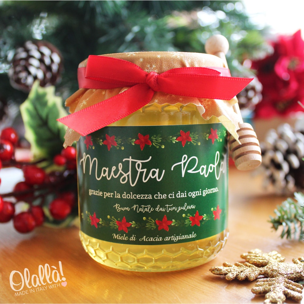 Vasetti Segnaposto Natalizi.Vasetti Di Miele Olalla