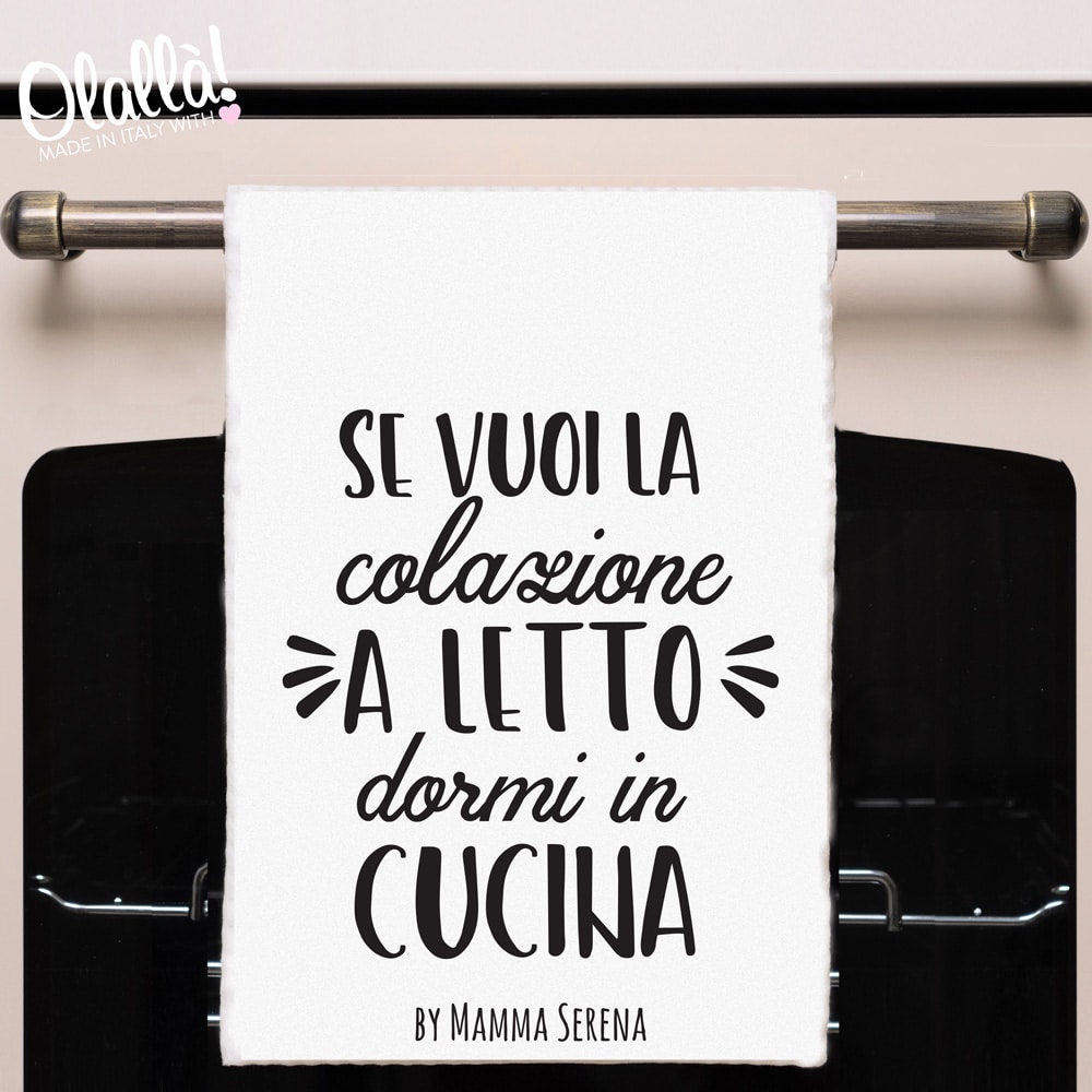 Strofinaccio Divertente Cora & Pate 'I Mean Wine', Cotone Lusso 68x68 Cm, Decorazione Retrò Cucina