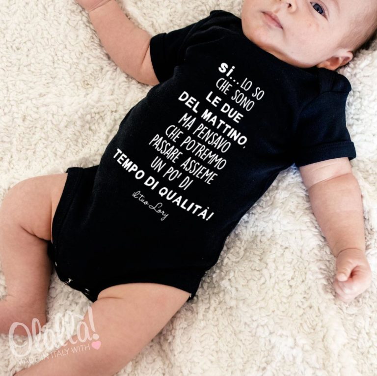 Body Neonato Personalizzabile Per Battesimo - Con Nomi Padrino E Madrina, Idea Regalo Originale - Foto 5