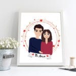 ritratto_personalizzato_coppia_cartoon