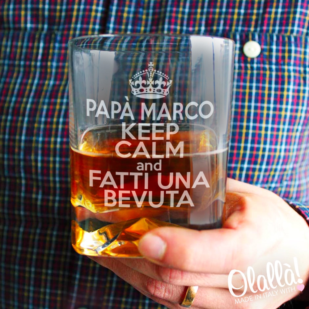 Bicchieri da whisky basculanti Idea regalo per la festa del papà.Polydisvins Confezione da 6 