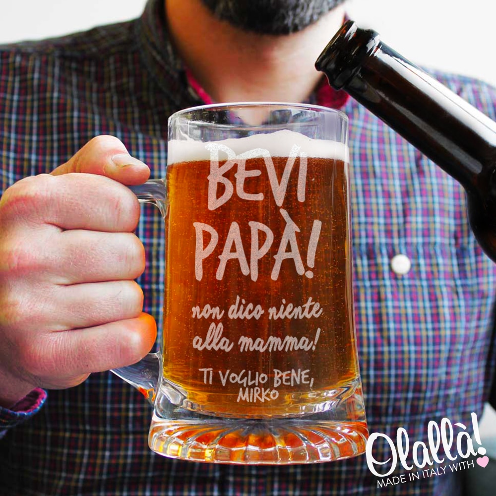 boccale birra personalizzato