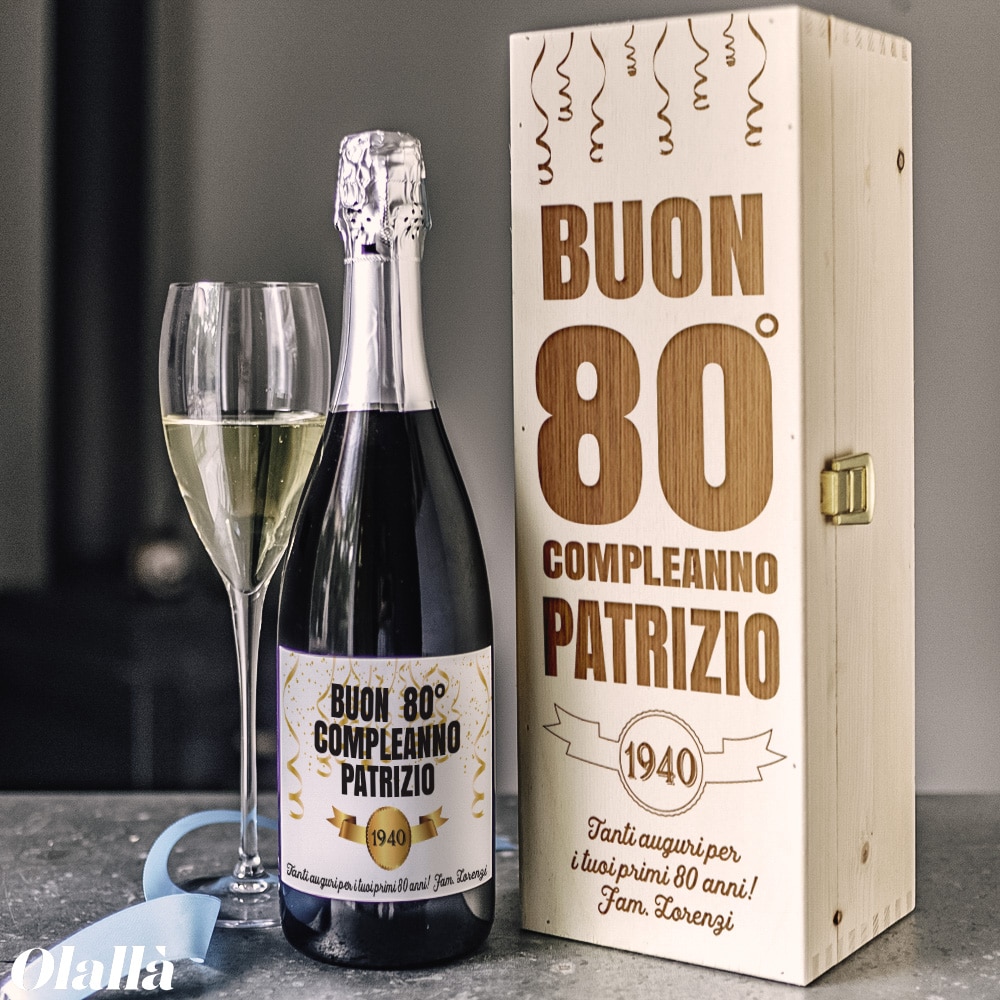 Prosecco Magnum Personalizzato Idea regalo per Anniversario