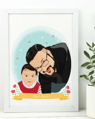 ritratto-personalizzato-festa-del-papa-regalo