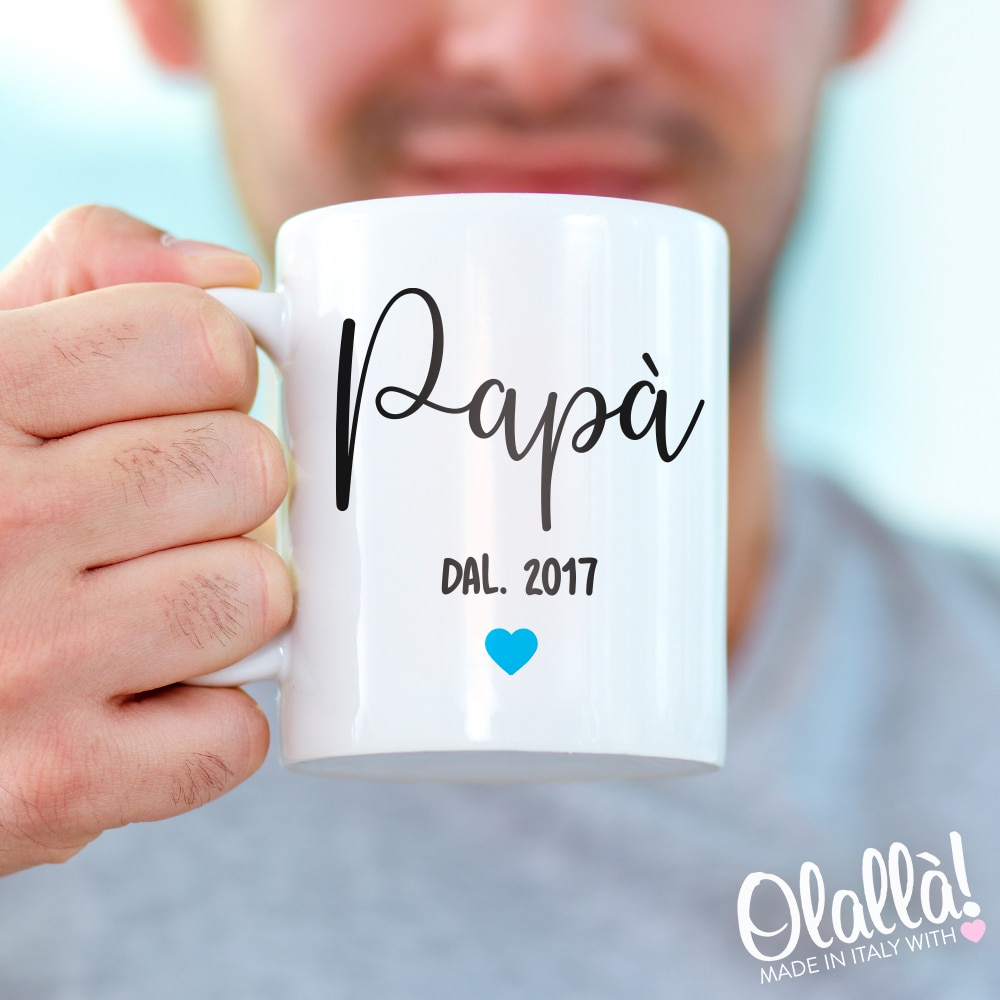 Tazza Personalizzata con Foto e Dedica - Idea Regalo Festa del Papà