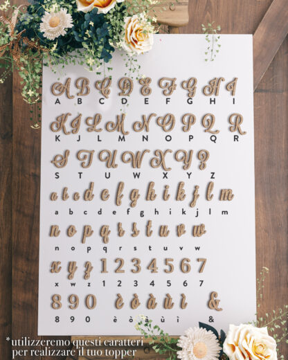 Cake Topper Personalizzato per Anniversario con Nomi - immagine 6