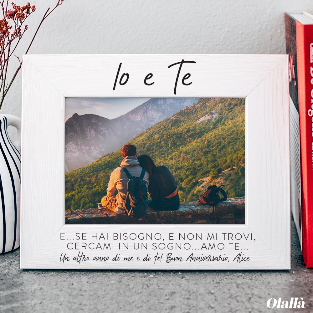 Bemaystar Targa Personalizzata Ti Amo con Foto e Dedica - Cornice Porta  Foto San Valentino 15 X 22, Regali per Lei Lui, Idee Regalo Fidanzati  Compleanno Anniversario : : Illuminazione