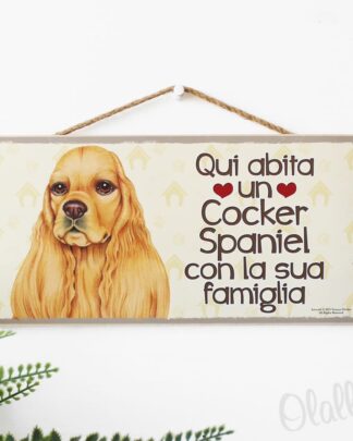 targhetta-cane-cocker-spaniel