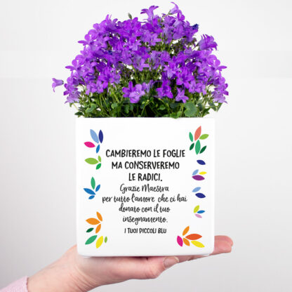 Vaso in Ceramica Personalizzato con Albero e Nomi Alunni - Idea Regalo Maestre, Fine Anno Scolastico - immagine 8