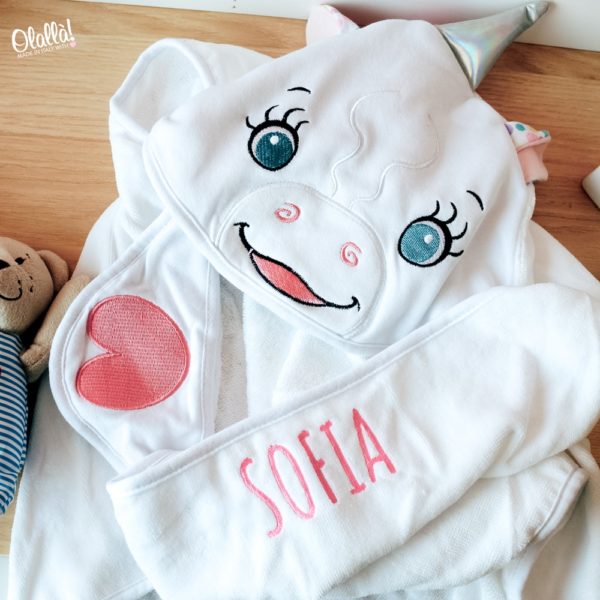 accappatoio-unicorno-personalizzato