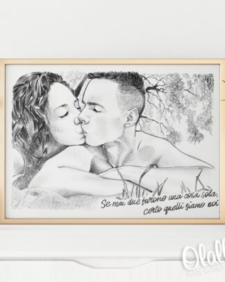 disegno-matita-coppia-regalo-anniversario