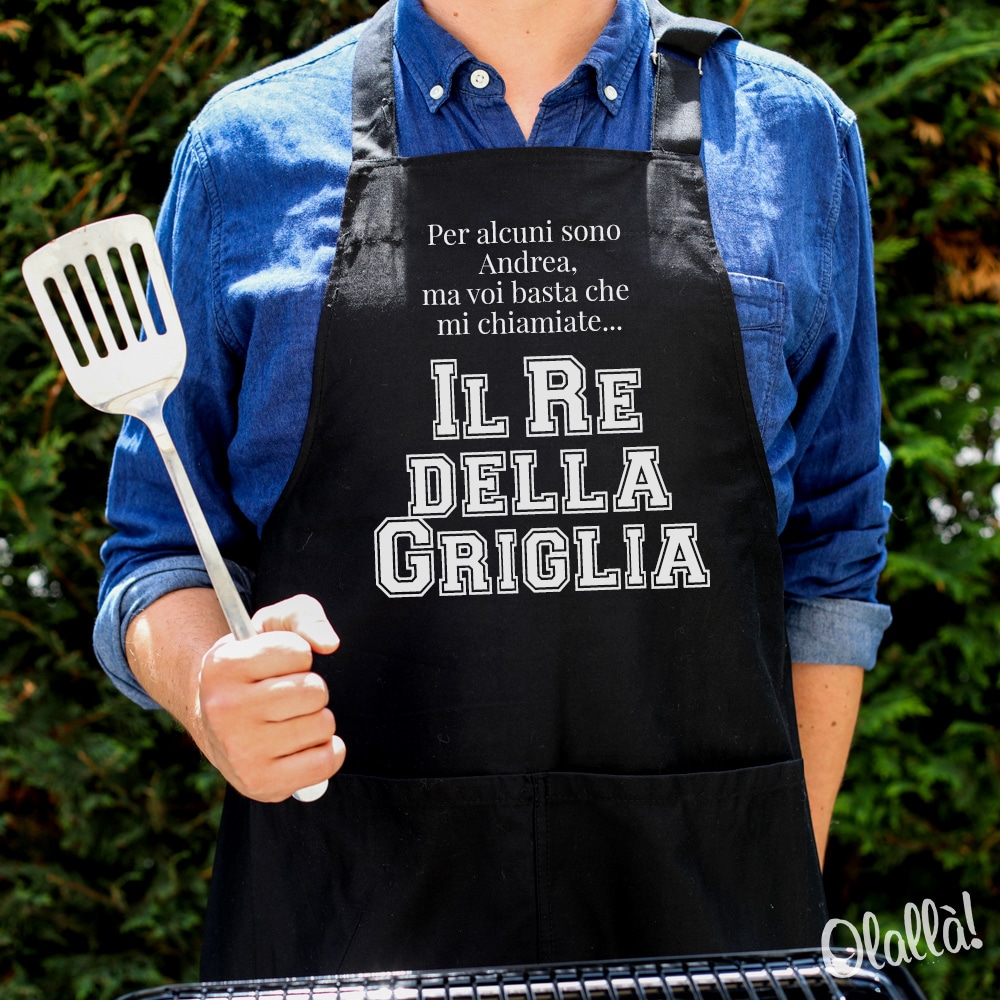 Grembiule da Cucina Personalizzato con le Frasi che Desideri - Idea Regalo  Uomo, Fratello, Fidanzato