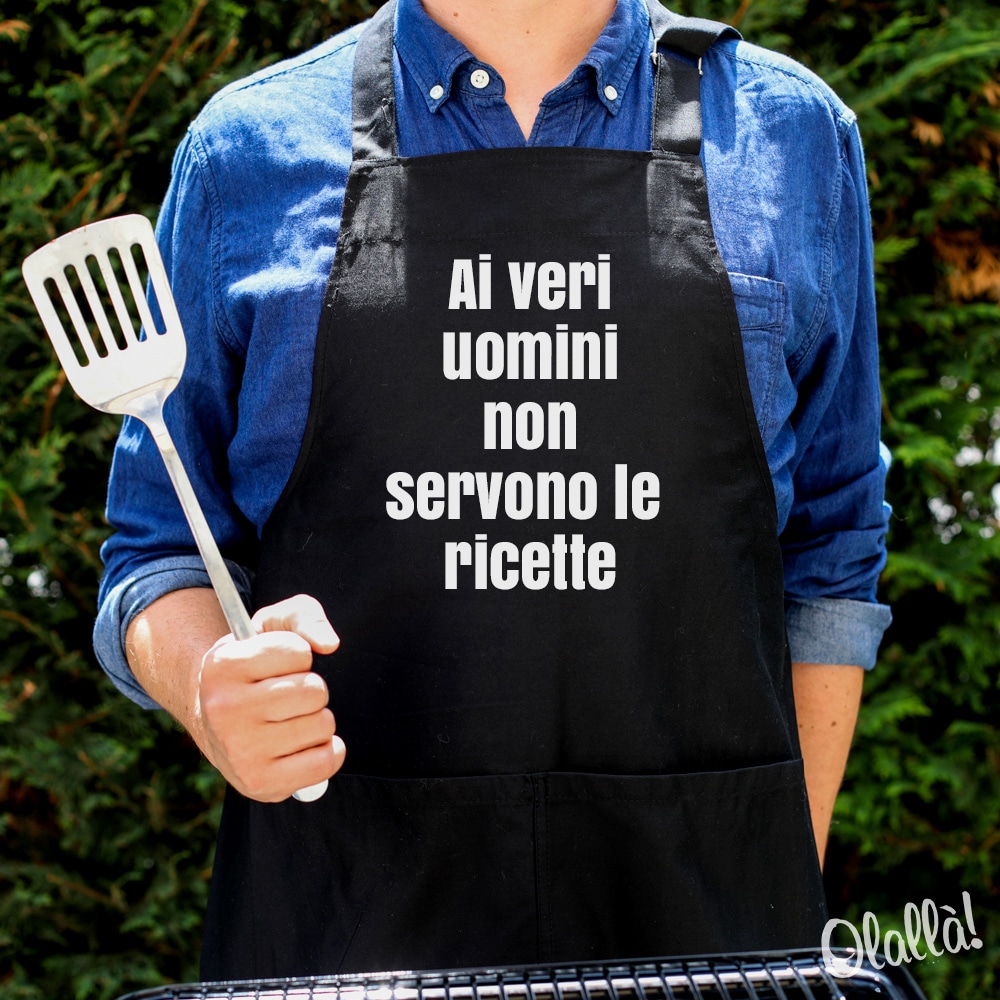 Grembiule da Cucina Personalizzabile con la Frase che Desideri - Idea  Regalo Uomo, Fratello, Fidanzato