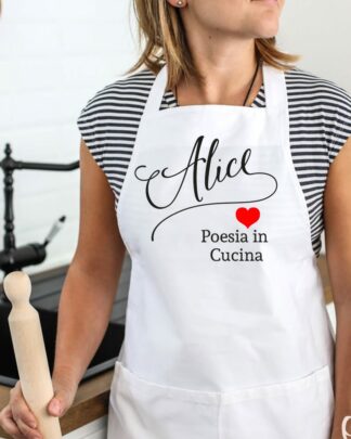 Grembiule cucina personalizzato MASTERCHEF CON NOME + Cappello Chef idea  regalo