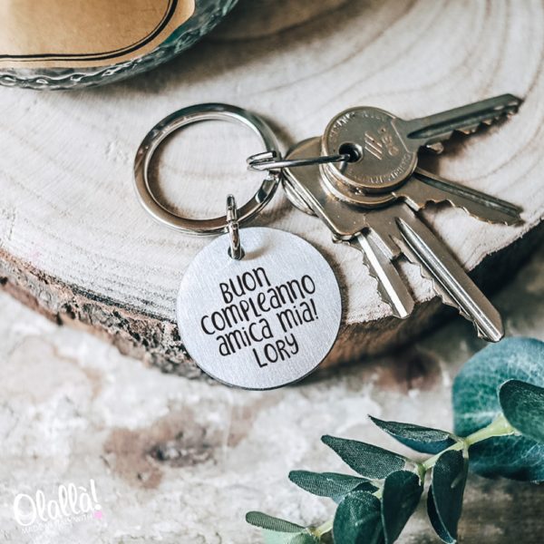 portachiavi-acciaio-tondo-idea-regalo-personalizzata-amica