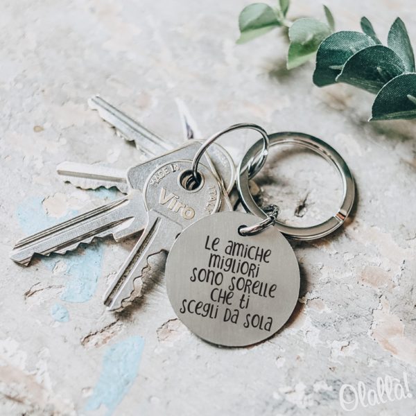 portachiavi-acciaio-tondo-idea-regalo-personalizzata-amica