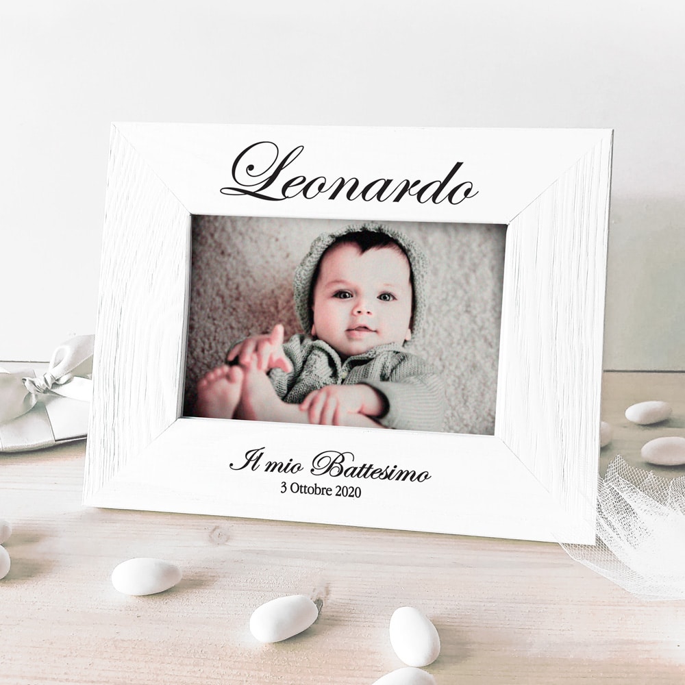 Set 5 Cornici Personalizzate con Nome e Frase Elegantee