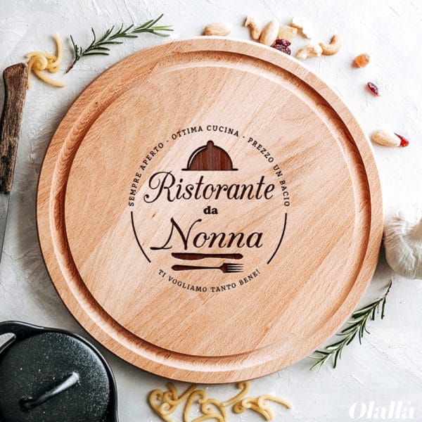Tagliere Personalizzato con Incisione – Ristorante Da... - immagine 2