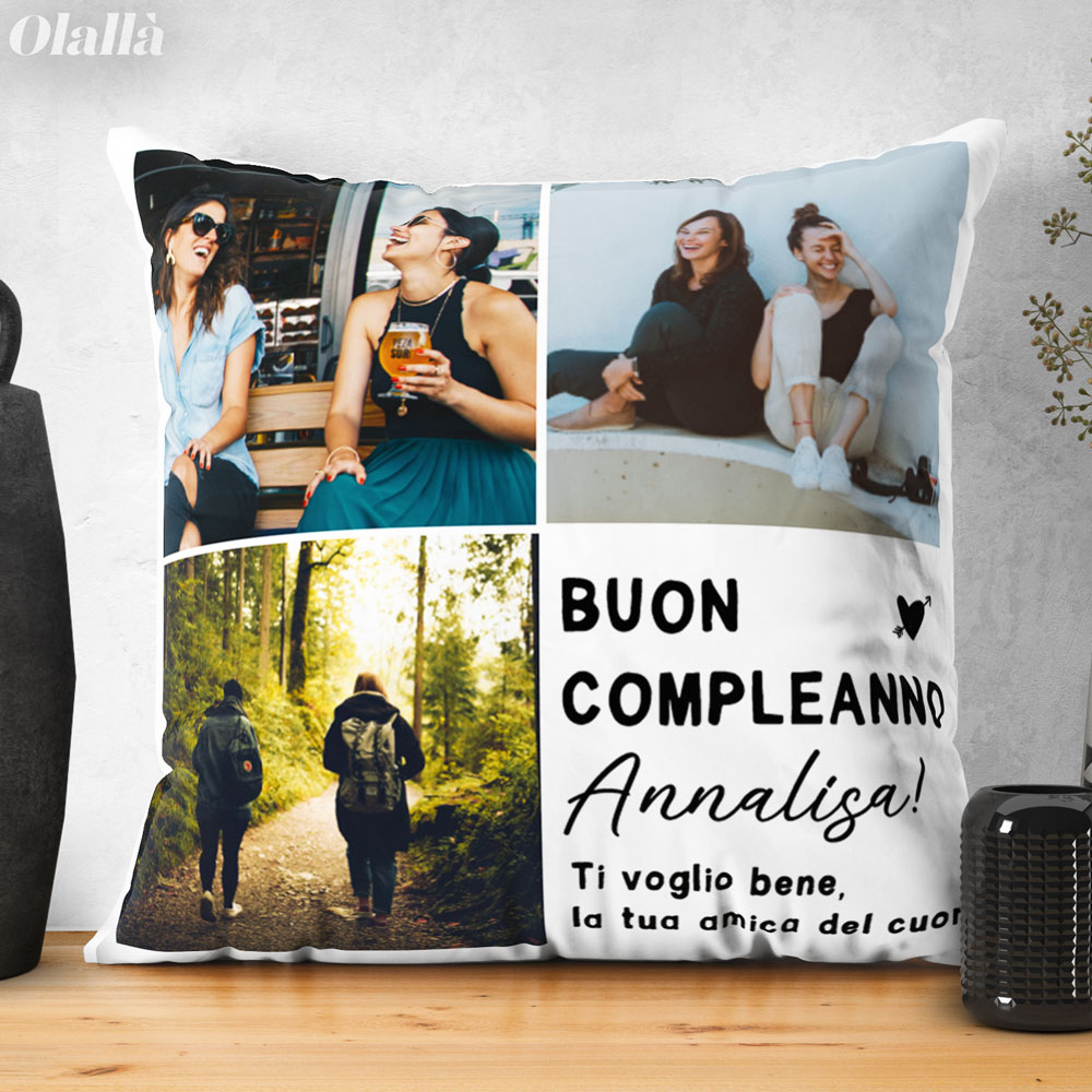 Cuscino con foto personalizzato