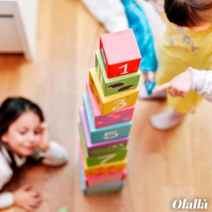 Dadi da Accatastare con Animaletti e Numeri - Idea Regalo Bimbi Piccoli - immagine 5