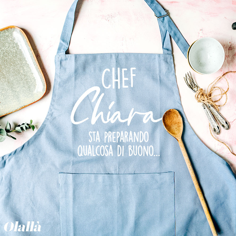 Grembiule da cucina con dedica per la mamma