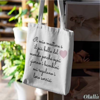 shopper-maestra-frase-personalizzata-cuore