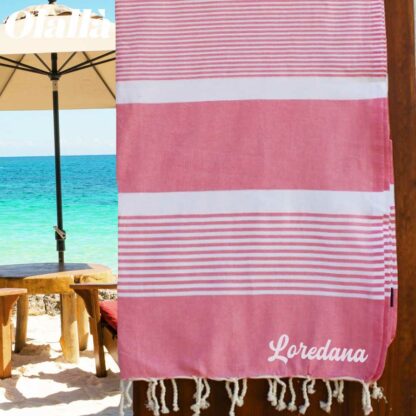 teli-mare-foutas-personalizzato-rosa-righine
