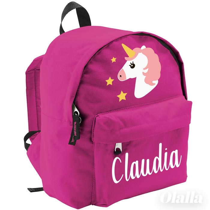 Zainetto per Scuola e Asilo Personalizzato con Unicorno - Idea Zaino Scuola  per Bambina, Back to School