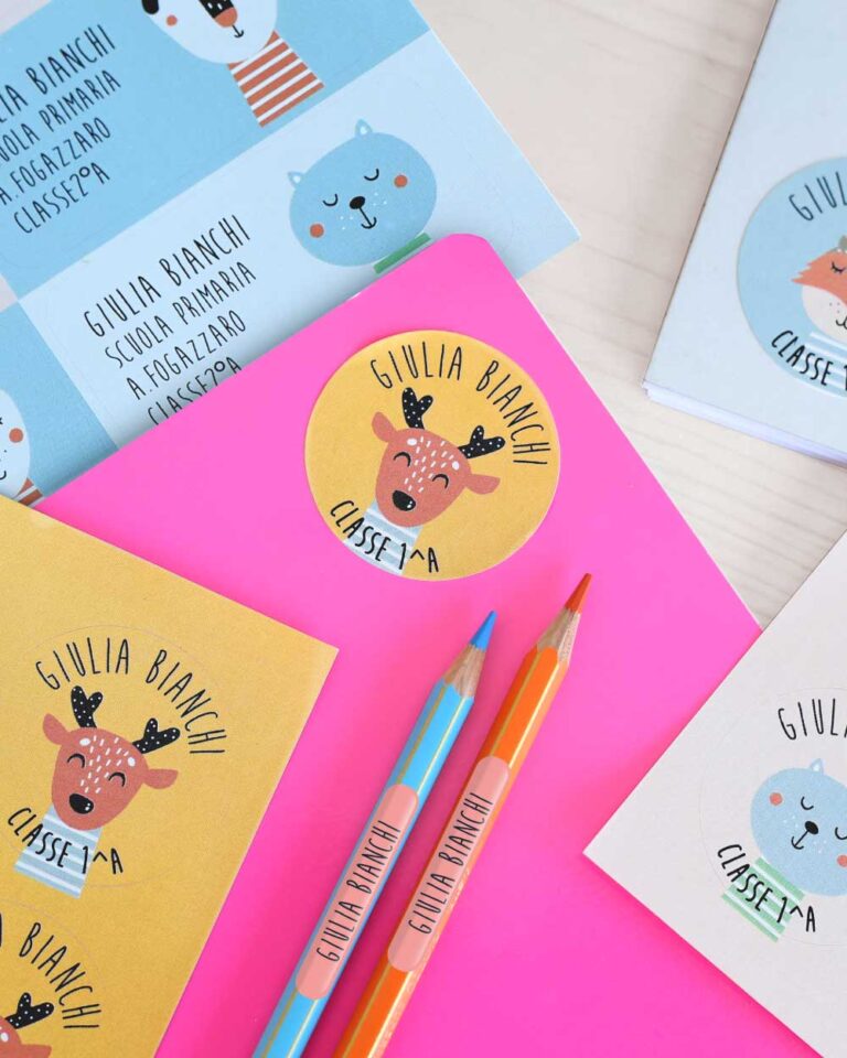 Etichette Adesive Personalizzate Per Scuola - 50 Pezzi 4,6x0,6 Cm | Impermeabili E Anti-Sfregamento - Foto 11