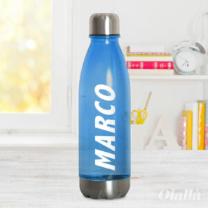 borraccia-blu-personalizzata-nome-maiuscolo