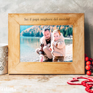 cornice-regalo-natale-papa-personalizzata