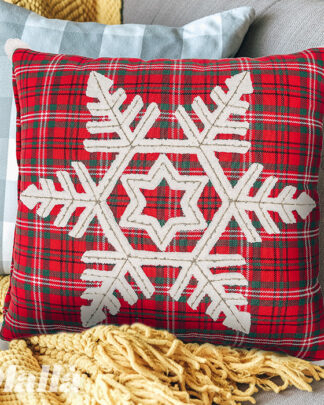 cuscino-natale-rosso-tartan-fiocco-neve