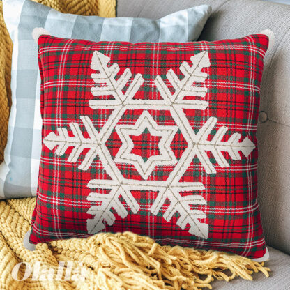 cuscino-natale-rosso-tartan-fiocco-neve