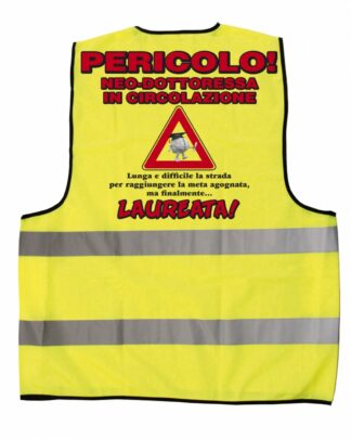 gilet-laureato-ad-alta-visibilità-pericolo-neo-dottoressa