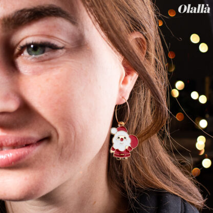 Orecchini A Tema Grinch Per Natale - Gioielli Divertenti A Forma Di Mostro Con Cappello - Regalo Per Donne E Ragazze