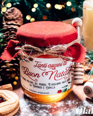 vasetto-miele-etichetta-natalizia-confezione-regalo