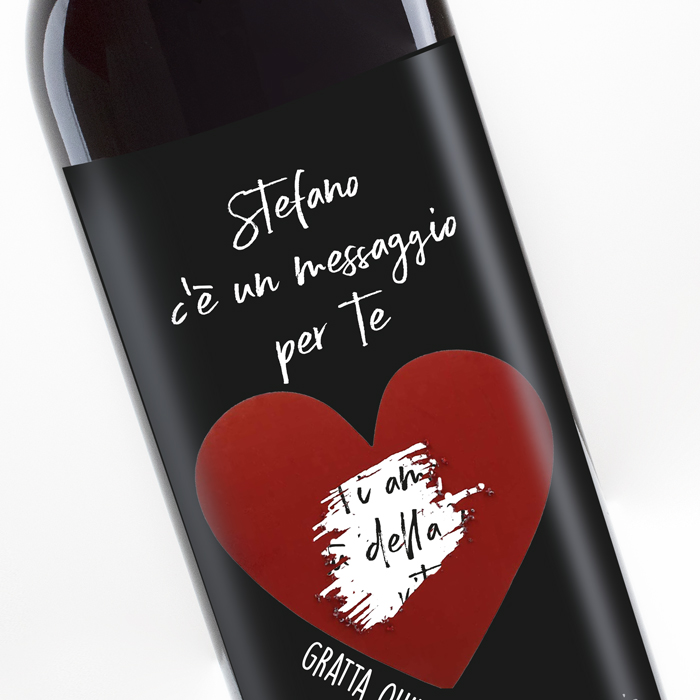 Bottiglia Gratta e Vinci Personalizzata Mi Vuoi Sposare? Proposta Segreta  - Idea Regalo San Valentino, Anniversario