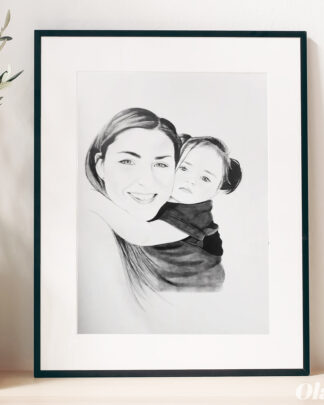dipinto-personalizzato-mamma-regalo-matita