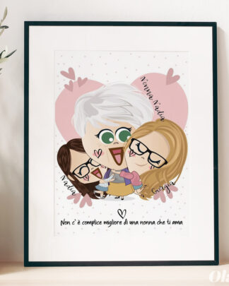 illustrazione-personalizzata-nonna-regalo