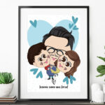 illustrazione-personalizzata-papà-regalo
