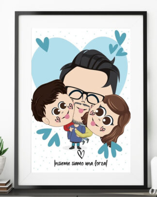 illustrazione-personalizzata-papà-regalo