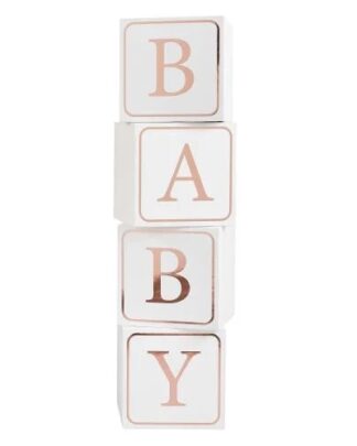 Blocchi giganti nascite Baby oro rosa