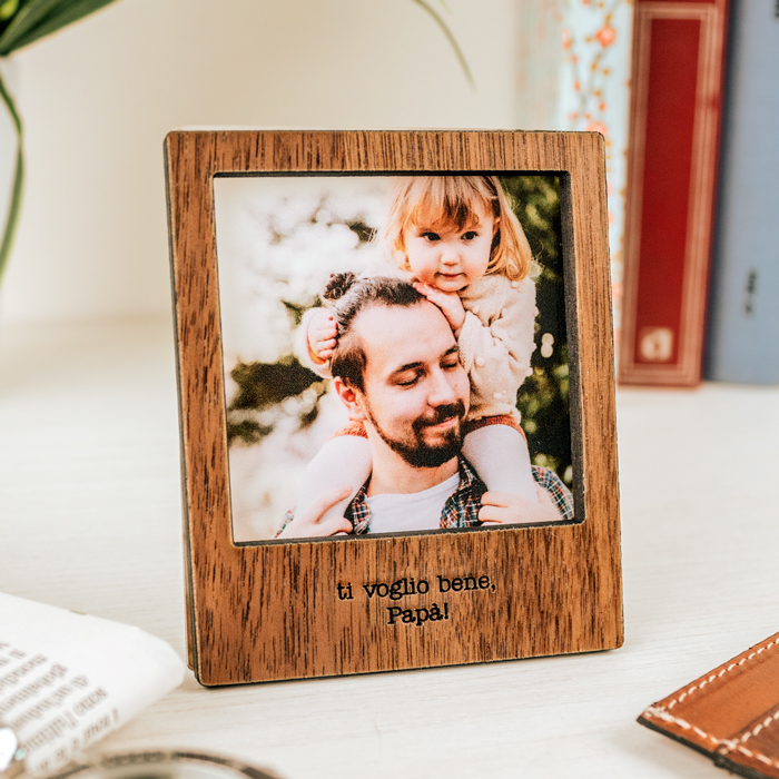 foto-da-tavolo-legno-personalizzata-papa