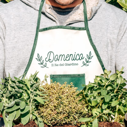 Set Giardinaggio con Grembiule Personalizzato Attrezzi e Guanti