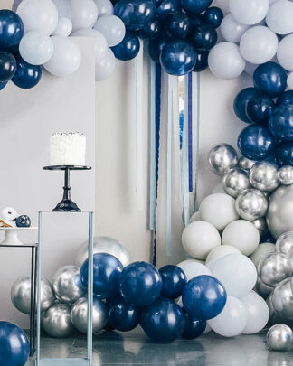 palloncini-decorazione-blu-argento-festa-papa