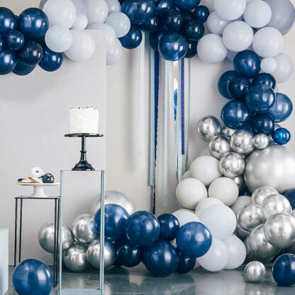 palloncini-decorazione-blu-argento-festa-papa