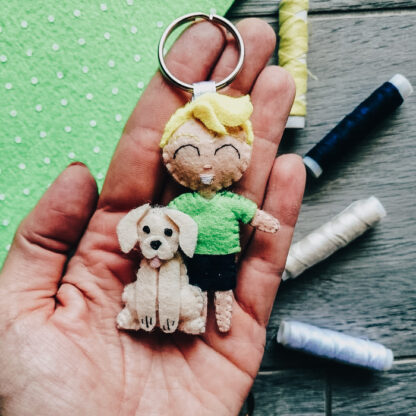 portachiavi-mini-me-personalizzato-feltro-pannolenci